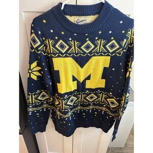 University Michigan Wolverines Sweater Crew Neck Campus Specialties Medium